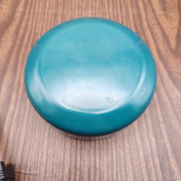 Vintage Green Enamel Bowl – Mid Century Scandinavian Mod Style - Picture 6 of 6